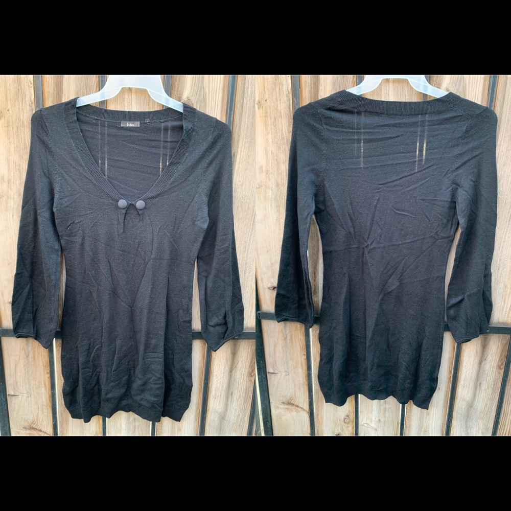 #MNDRESS1 - FOLIA Black Color Sleeveless Dress Size M